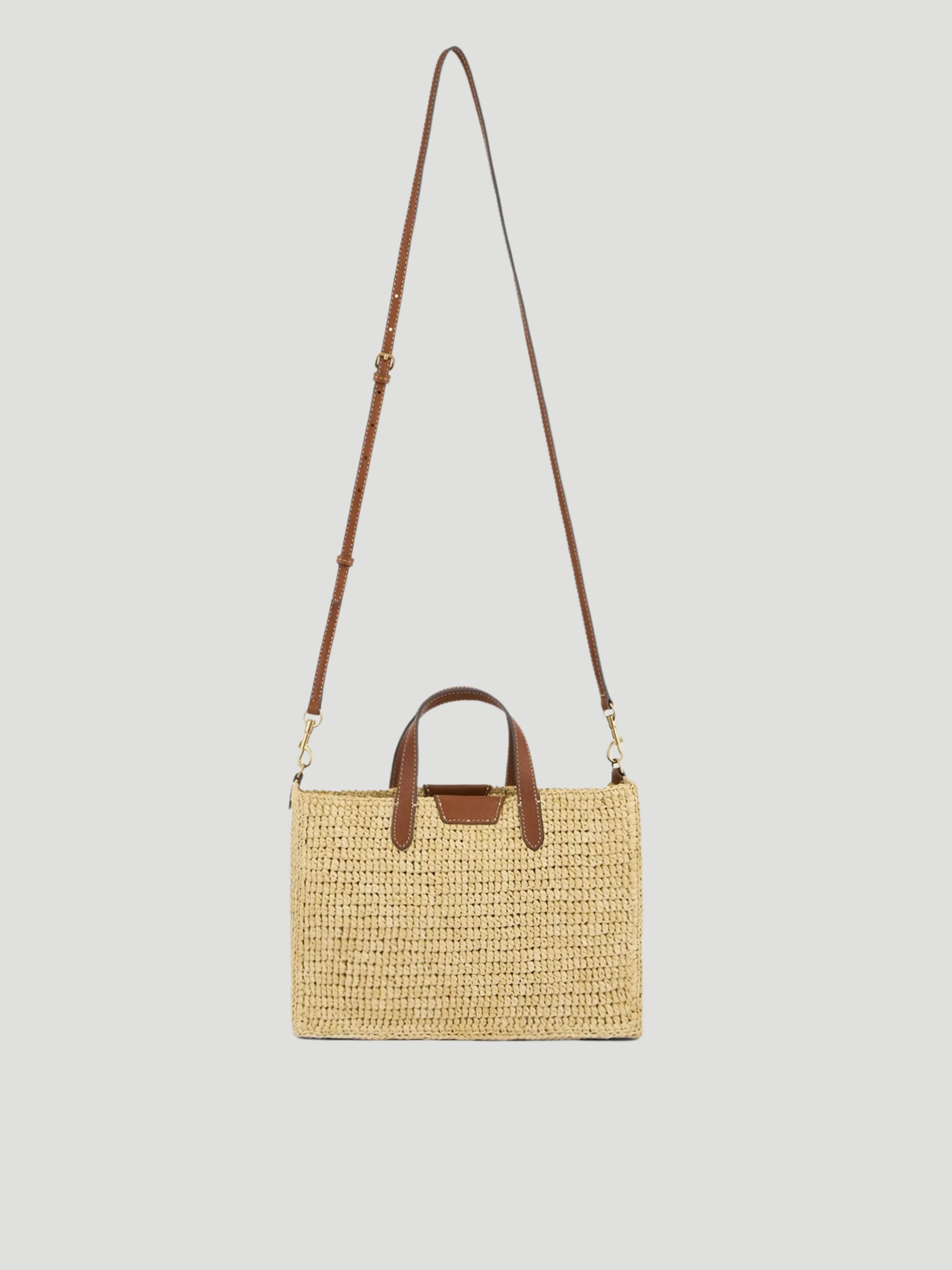 X/S Raffia Holiday Crossbody Tote