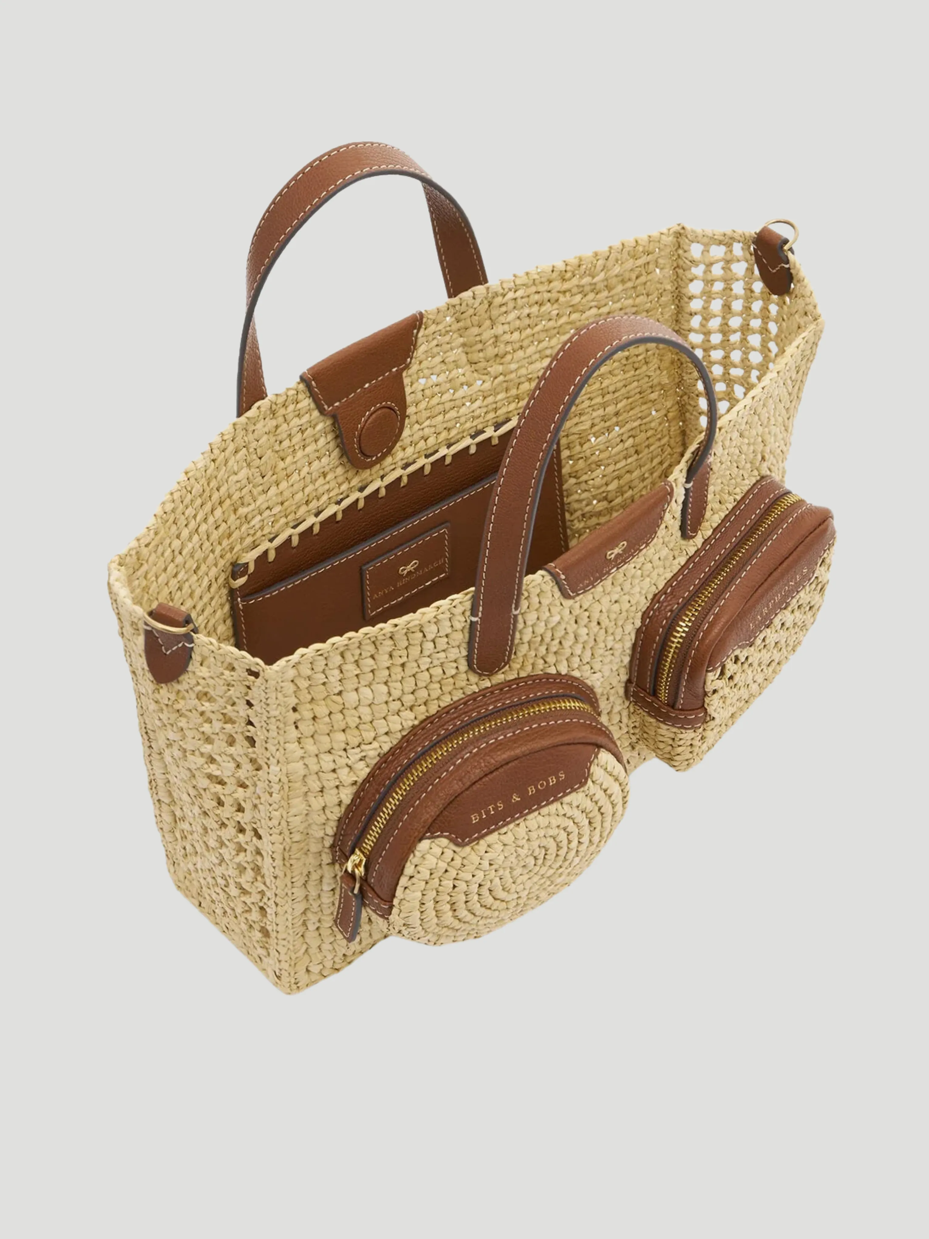 X/S Raffia Holiday Crossbody Tote