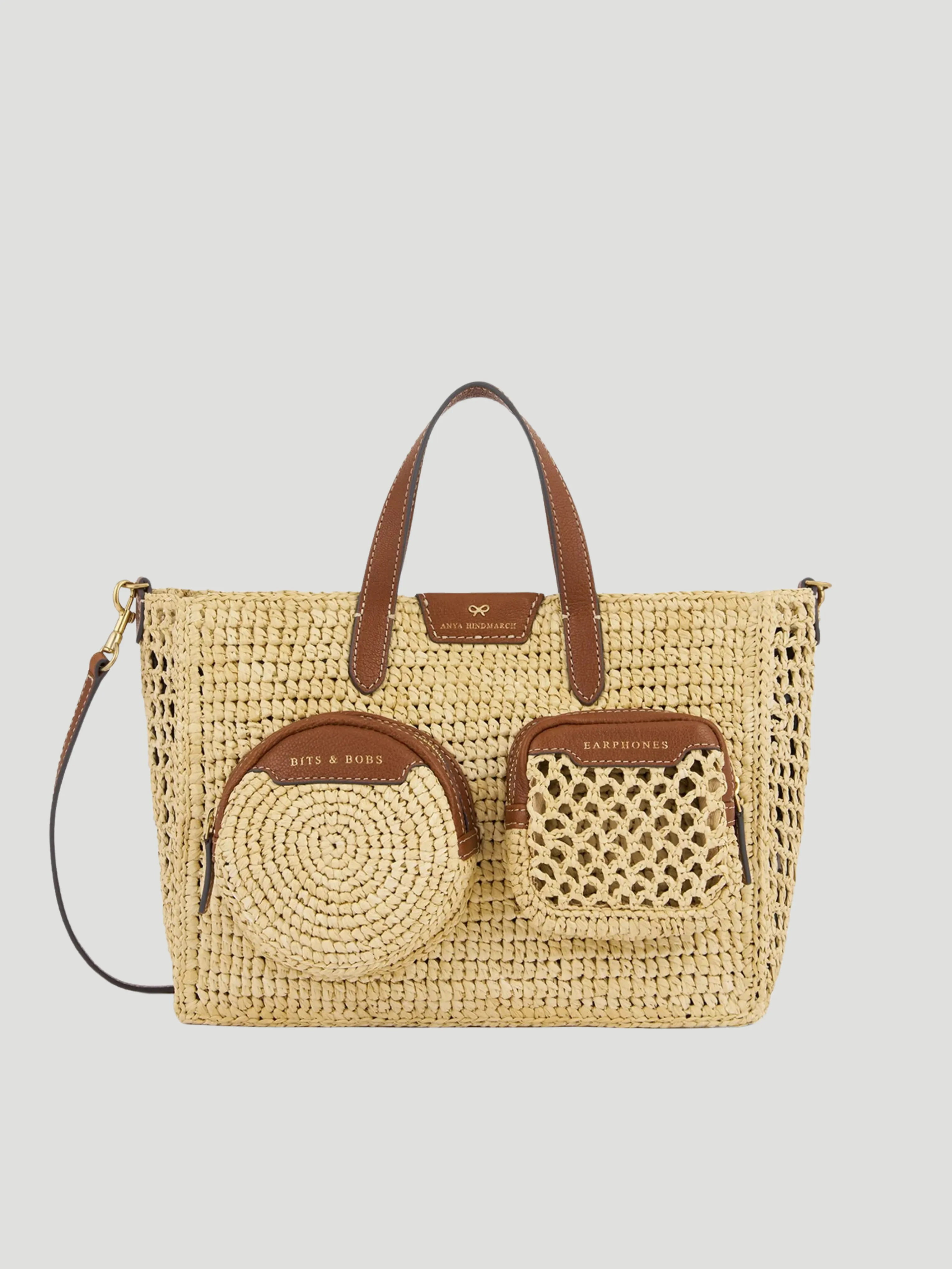 X/S Raffia Holiday Crossbody Tote