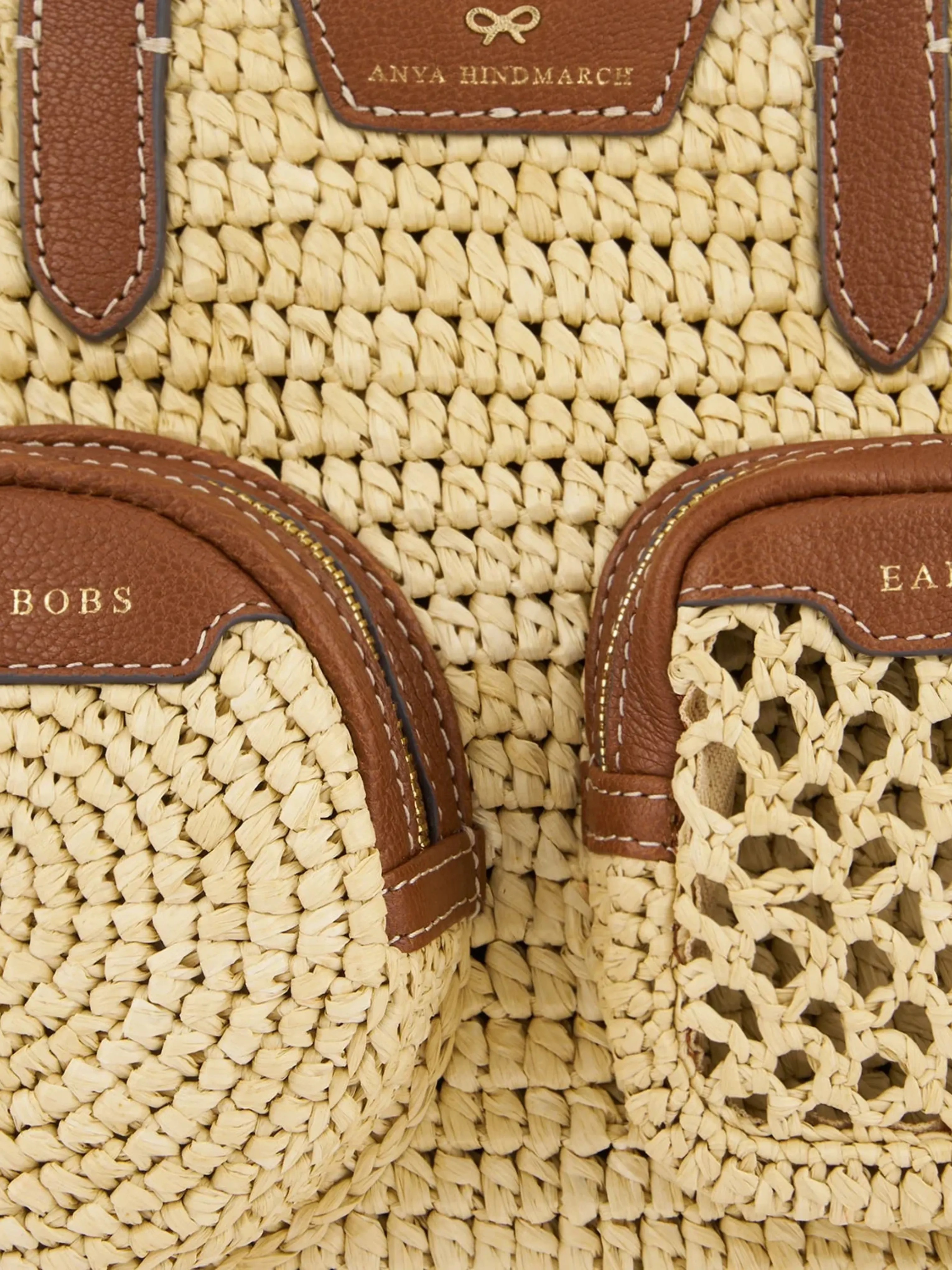 X/S Raffia Holiday Crossbody Tote