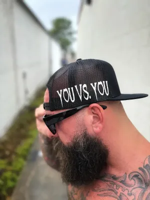 YOU VS YOU SIDE STYLE  BLACK HAT