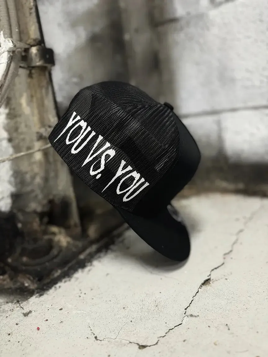 YOU VS YOU SIDE STYLE  BLACK HAT
