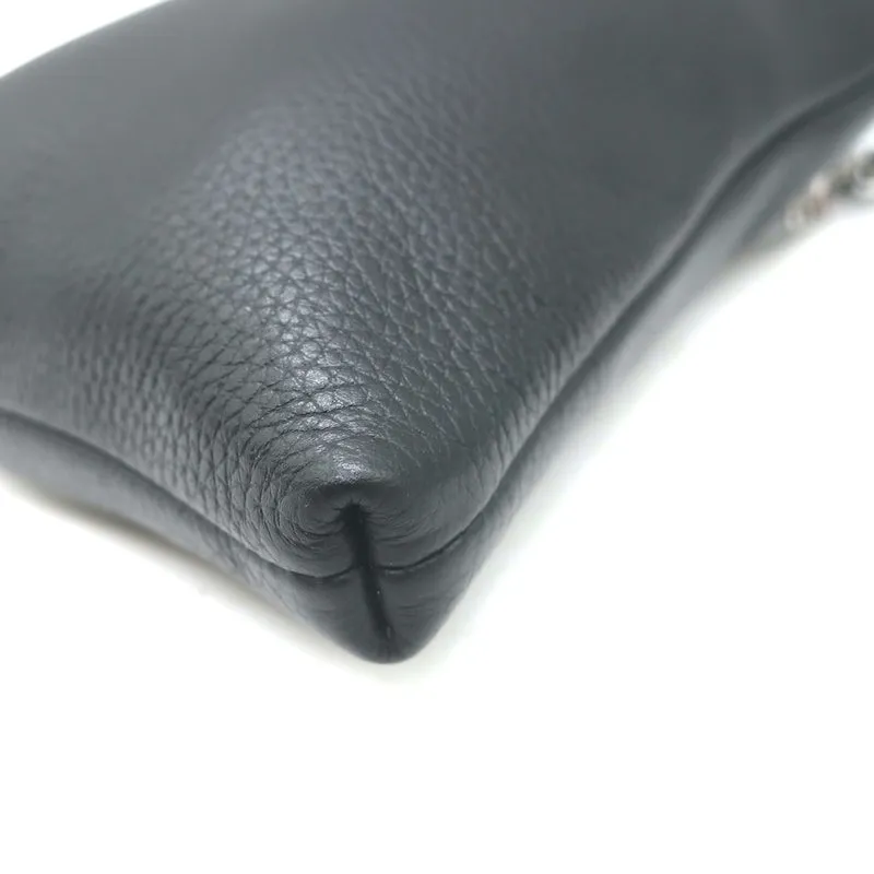 Zadig & Voltaire Rock Phone Pouch Black Leather Mini Crossbody Bag NEW